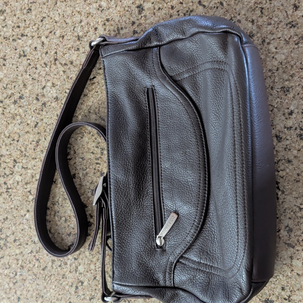 Stone & Co Brown Leather Purse.Excellent Condition